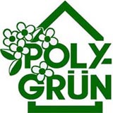 Logo Polygrün, Hausbegrünung, Gebäudebegrünung, Wandbegrünung mit Kletterpflanzen an Rankhilfen, Kletterhilfen